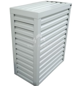 Osłona pompy ciepła 90x40x140 cm biały NB268