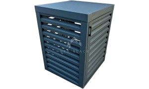 Osłona pompy ciepła 70x70x110 cm antracyt Zabudowa NB414