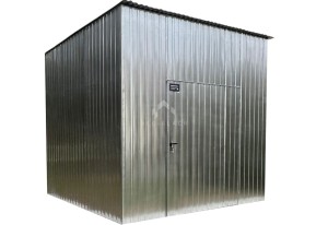 Schowek - pomieszczenie gospodarcze 3x3m - drzwi - ocynk - dach spad w tył NB441